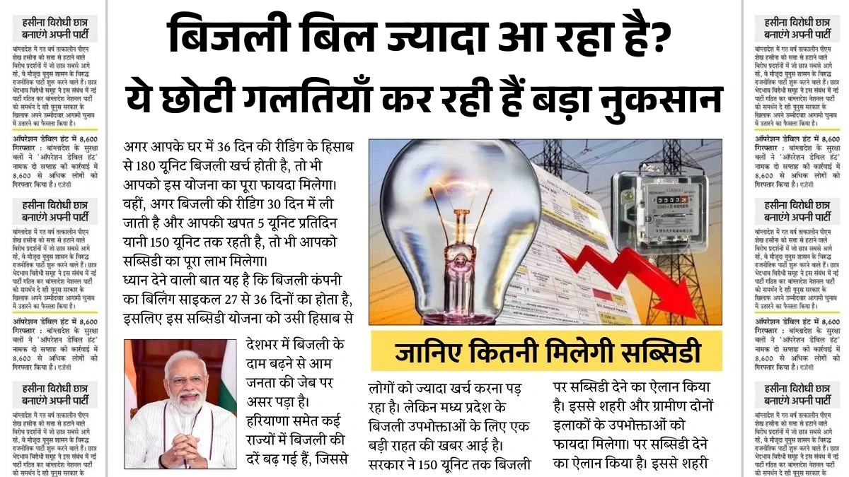Electricity Bill Reduce