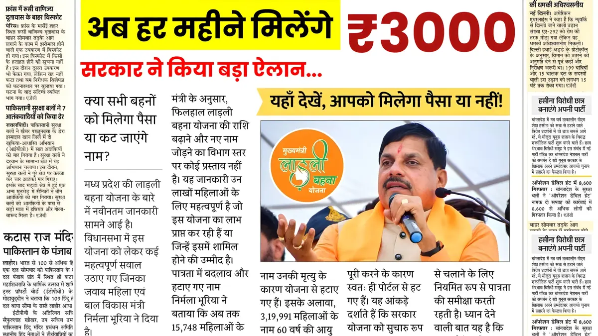 MP Ladli Behna Yojana